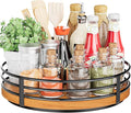 10" Lazy Susan Turntable Organizer - Wood Round Lazy Susan for Cabinet Kitchen Countertop Dining Table Pantry Cupboard Bathroom Coffee Bar Storage Home Decor-Ruum Studio Home