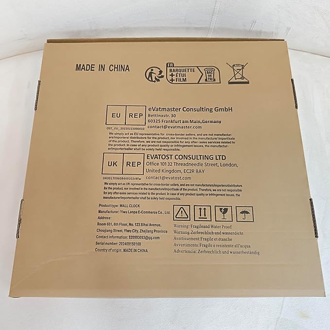Large Wall Clock - 40cm/ 16 Inches Silent Non-Ticking Metal Wall Clock, Vintage Modern Silver, Battery Operated, Ideal for Living Room, Bedroom, Office, Farmhouse Decor-Ruum Studio Home