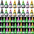 Wesiti 50 Pcs Luminous Halloween Mini Gnomes Figurines Bulk Glow in Dark Miniature Ornaments Hide and Seek Tiny Gnomes Figures Statue Halloween Party Favor Bag Fillers Garden Dollhouse Decor Gifts-Ruum Studio Home