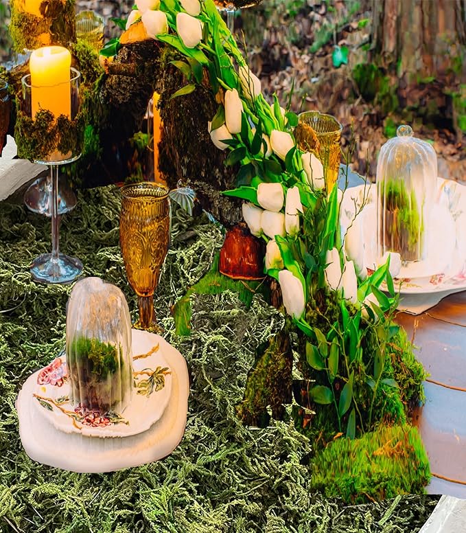 35 OZ Fake Moss for Potted Plants Artificial Moss for Fake Plants Faux Moss for Planters Decorative Moss for Craft and Home Decor…-Ruum Studio Home