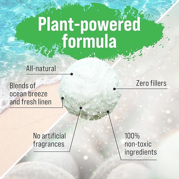 Rockin' Green Hard Rock Powder Laundry Detergent (90 Loads) - Natural Powdered Laundry Detergent, Sensitive Skin Laundry Powder (AC/DSea Breeze)-Ruum Studio Home