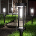 Solar Pathway Lights Outdoor Powered Waterproof 8 Pack Upgraded Solar Walkway Landscape Lighting Outside Driveway Light,Auto Dusk to Dawn On/Off for Yard Lawn Patio Decor (Cool White)-Ruum Studio Home