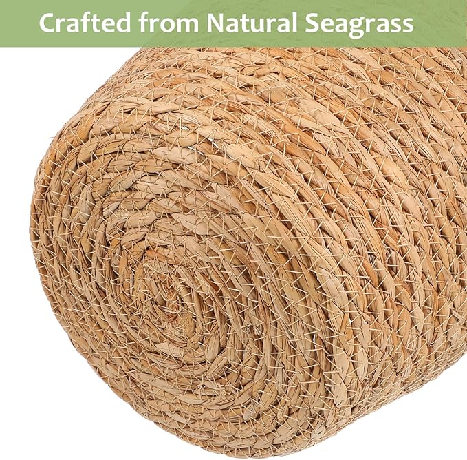 Woven Straw Flower Pot Seagrass Planters Basket Garden Plant Pot Containers Wicker Rattan Vase Sundries Organizer Storage Bins for Indoor Outdoor Plants-Ruum Studio Home