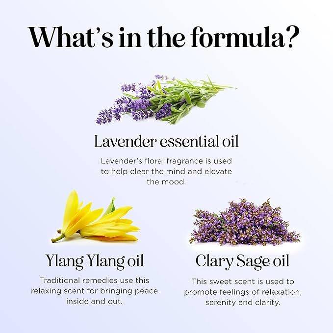 Sleep Essential Oil Blend for Diffuser - Dream Essential Oils for Diffusers Aromatherapy and Relaxation with Clary Sage Ylang-Ylang Roman Chamomile and Lavender for Sleep Time Support (10mL)-Ruum Studio Home