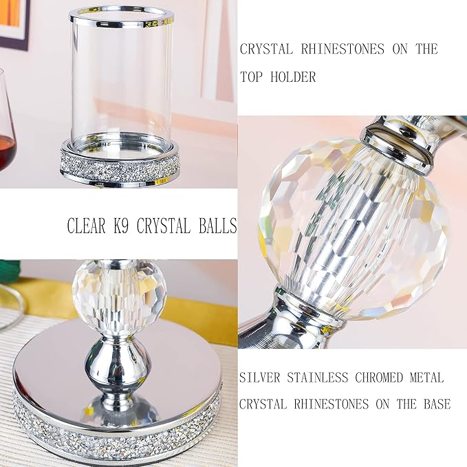 Pillar Candle Holders, Candle Holder for Pillar Candle, Candlesticks Holder, for Wedding, Dining Coffee Table, Home Centerpices, Home Decor CH00XS-Ruum Studio Home