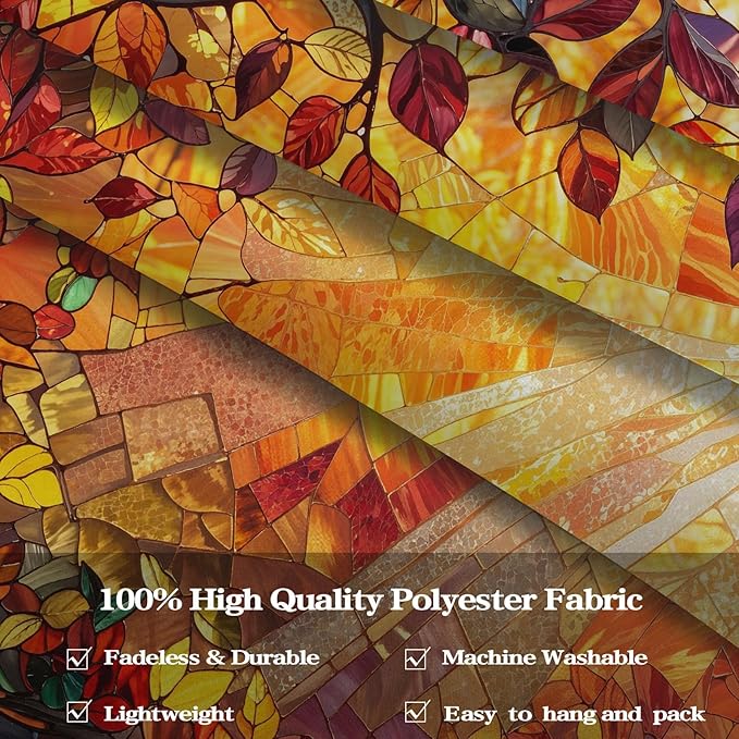 Lunerfex Tree of Life Tapestry Stained Glass Tapestry Wall Decor Tapestries for Bedroom Art Tapestries Wall Hanging for Bedroom Living Room Glass-Tree-03 70"x90"-Ruum Studio Home