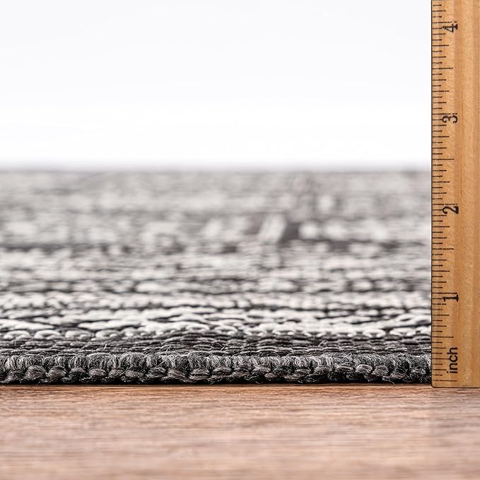 Keen Home Design Terrace Outdoor Area Rug - 9x12 Washable Indoor/Outdoor Rug for Patio, Kitchen, Balcony, Beach, Garden, Deck and Porch, Size: 8'10"x12'-Ruum Studio Home