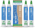 Soda Sense 60L CO2 Exchange Canister - 4 Pack, Threaded Style - Compatible with All 'Screw-In' Soda/Sparkling Water Makers, Including SodaStream BLUE Cylinder Models, Ninja Thirsti, Philips & More-Ruum Studio Home
