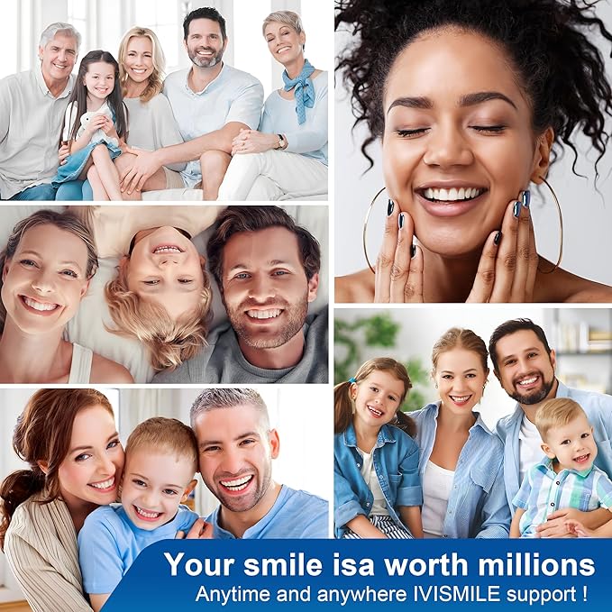 LUCKIN SMILE 10pcs Teeth Whitening Gel Refill with 35% Carbamide Peroxide Suitable for Sensitive Teeth Whitening, Teeth Whiteners Used in Conjunction with Teeth Whitening Kits-Ruum Studio Home