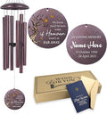 Cardinal Sympathy Wind Chimes Personalized, Windchimes in Memory of a Loved One/Mother, Sympathy Gifts Wind Chimes for Funeral Bereavement Condolences, Memorial Wind Chime-Ruum Studio Home