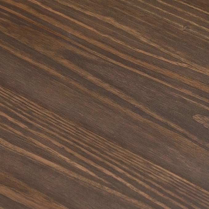 Plank+Beam Solid Wood Console Table, 46.25 Inch, Sofa Table, Narrow Entryway Table for Hallway, Behind The Couch, Living Room, Foyer, Easy Assembly, Walnut-Ruum Studio Home