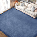 Baby Play Mat 1.2" Thick Memory Foam Nursery Rug Area Rug, 13’1” X 6’7” Yoga Mat Playmat Crawling Mat for Baby,Toddlers,Infants,Kids,Floor Mat Tatami Mat for Living Room with Non-Slip(Blue)-Ruum Studio Home
