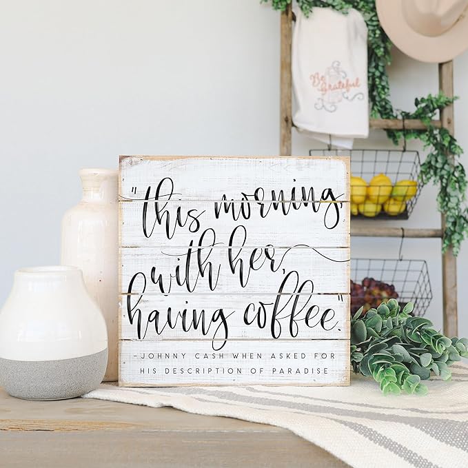 Simply Said, INC Perfect Pallets Petites Johnny Cash's Paradise, 8x8 in Wood Sign PET19508-Ruum Studio Home