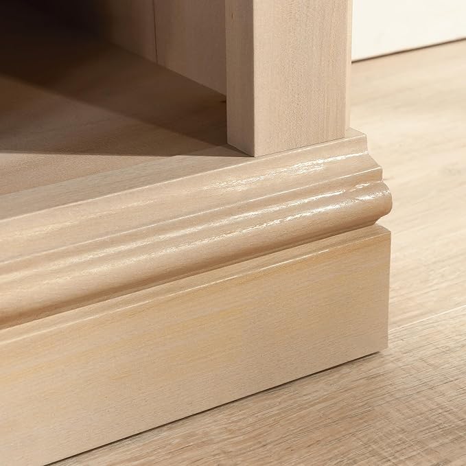 Sauder 5 Tier Book Shelf Wooden Bookcase Multipurpose Bookshelf for Home Office, Living Room, in Pacific Maple-Ruum Studio Home