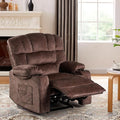 Recliner Chair Manual Modern Ergonomic Lounge Single Sofa Seat Living Room Lounge Recliners on Clearance Foam Filling-Ruum Studio Home