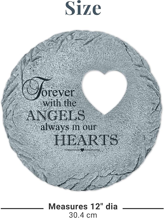 Let's Make Memories Personalized Always in Our Hearts Memorial Garden Stone - Sympathy Marker-Ruum Studio Home