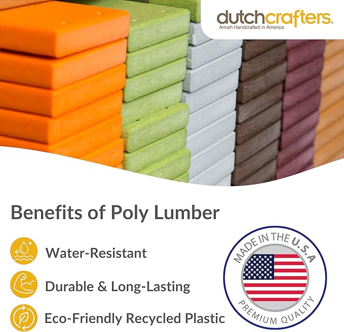 Poly Hanging Hopper Bird Feeder, Large Hanging Bird Feeder for Outside, Outdoors - Amish American Made (Black & Cedar)-Ruum Studio Home