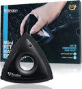 Analan Mini Pet Hair Remover for Car Detailing Supplies, Carpet Dog Hair Remover for Car Interior, Triangle Dog Hair Remover for Auto Detailing, Couch, Furniture, Lint, Carpet (Jet Black)-Ruum Studio Home