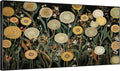 SIGNWIN 30"x60" Extra Large Framed Wall Art Whimsical Dandelion Field in Yellow and Green, Playful Botanical Print for Home Living Room Bedroom Decor (Frame Assembly Required)-Ruum Studio Home