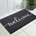 Front Door Mat - Non Slip, Durable Welcome Mat for High Traffic Areas (36"x24" Black)-Ruum Studio Home