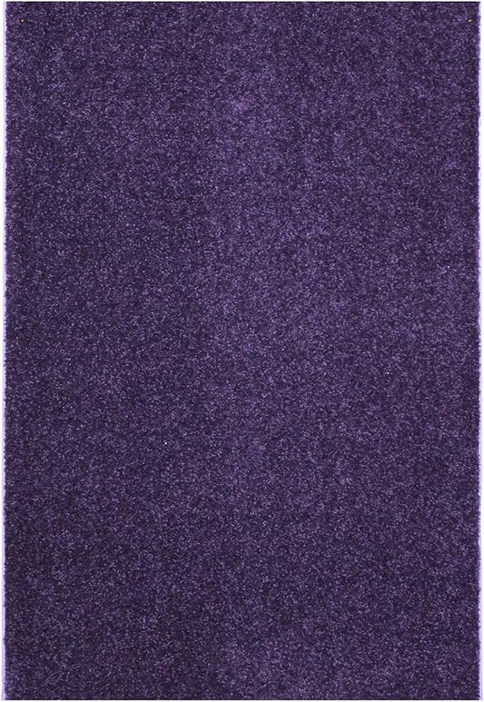 KOECKRITZ Soft and Colorful Kids Classroom Area Rugs (Passes Flammability Pill Test) Many Sizes and Bright Colors to Select from (9' x 12', Eggplant)-Ruum Studio Home