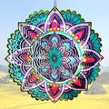 Hanging Wind Spinners for Yard and Garden Mandala Purple Star,Kinetic Wind Spinners Outdoor Worth Gift Christmas Decorations,12Inch Stainless Steel Wind Spinner for Outdoor&Indoor Decor-Ruum Studio Home