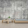 WFBHUA-Vintage Forest Woodland Mural Wallpaper Gray Old Wall Tree Wallpaper for Bedroom Living Room(Not Peel and Stick)-Ruum Studio Home