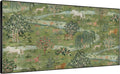SIGNWIN 36"x72" Extra Large Framed Wall Art Medieval Fantasy Forest with Woodland Animals, Storybook-Inspired Scene for Home Living Room Bedroom Decor (Frame Assembly Required)-Ruum Studio Home