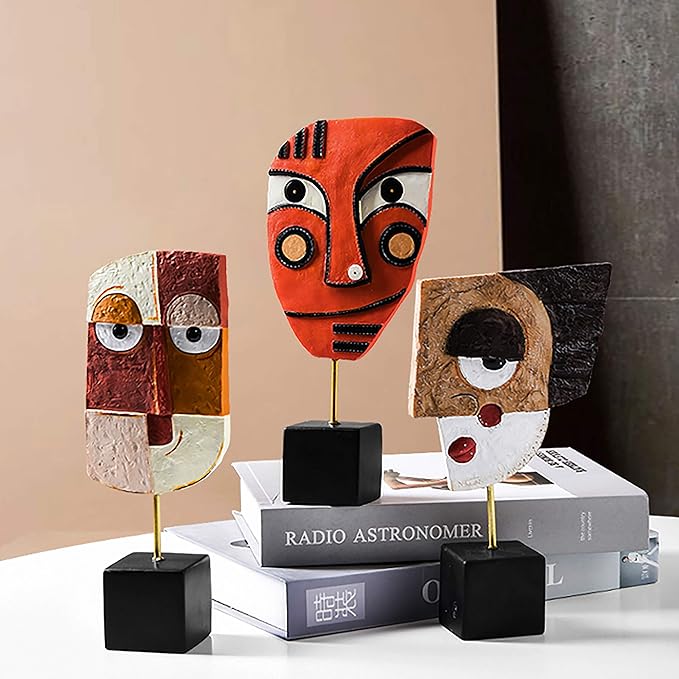 Harmony - Handcrafted Resin Abstract Sculpture for Modern Home Decor, Book Shelf, TV Stand, Living Room, Dining Room, Bedroom, Office Desktop, Cabinets-Ruum Studio Home