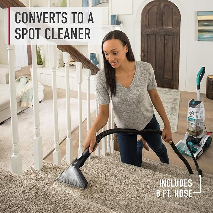 Hoover Smartwash Automatic Carpet Cleaner Machine, FH52000, Turquoise-Ruum Studio Home