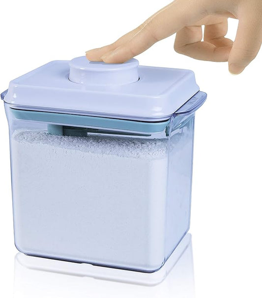 BopTop (1pc - 1700ml) Airtight Food Storage Container – Mechanical Silicone Seal Canister - BPA-Free - 1.79Qt-Ruum Studio Home