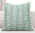 VAGMINE Embroidered Lollipop Pillow Cover - 18x18 Inches Square - 100% Cotton Light Teal Decorative Cushion Cover - Modern Textured Embroidery - Elegant Accent for Sofa, Bed, Living Room-Ruum Studio Home