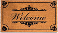 PLUS Haven Coco Coir Door Mat with Heavy Duty Backing, Natural Welcome Doormat, 17.5”x30” for Entrance, Front Porch, Easy to Clean Entry Mat, Outdoor and Indoor Uses, Home Décor-Ruum Studio Home