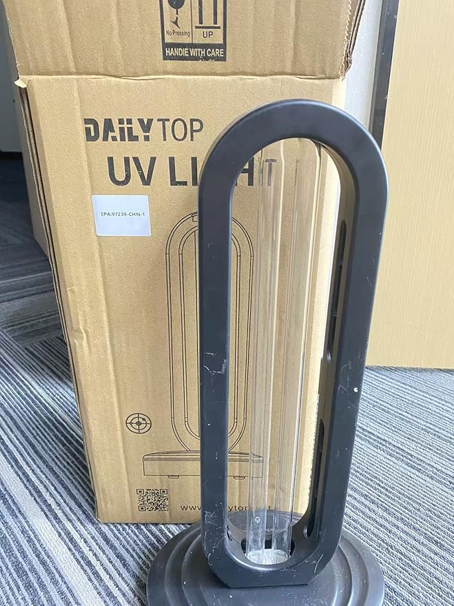 UV Light Sanitizer with Ozone,Ultraviolet Light Sanitizer for Room,UVO Lamp with Remote Control,Home Disinfection Device,15/30/60 Minutes Timer-Ruum Studio Home