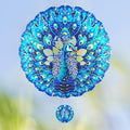 Peacock Gifts for Women, Peacock Wind Spinner Garden Decor, 12 inch 3D Hanging Wind Spinners Outdoor-Ruum Studio Home