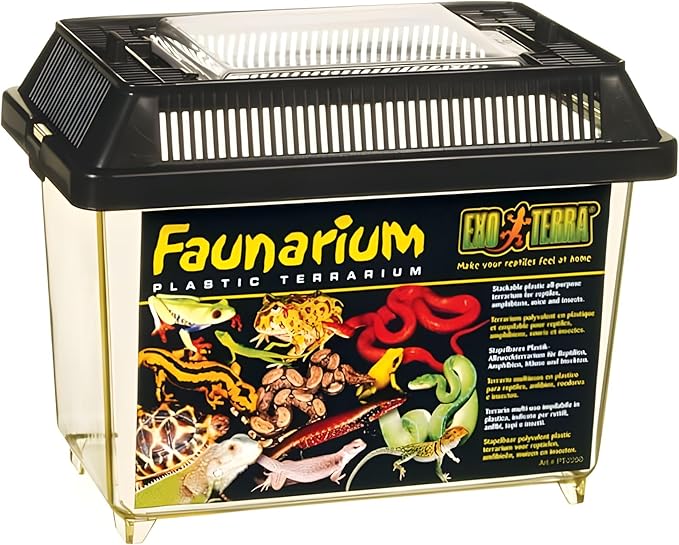 Exo Terra Faunarium, Plastic Reptile Terrarium, Small, PT2255-Ruum Studio Home