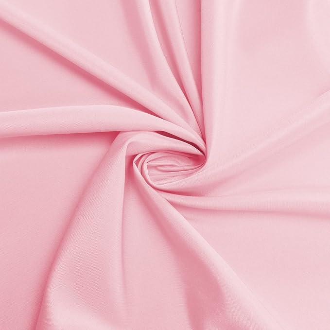 sancua Rectangle Tablecloth - 70 x 108 Inch - Stain and Wrinkle Resistant Washable Polyester Table Cloth, Decorative Fabric Table Cover for Dining Tables, Buffet Parties and Camping, Pink-Ruum Studio Home