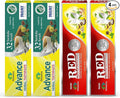Jagat Devsutra Advanced Toothpaste & Red Toothpaste | Doctor Recommended Ayurvedic, Organic & Herbal | 100% Natural Teeth Whitening, No Fluoride & Artificial Colors, Gum Cure, Vegan - Pack of 4-Ruum Studio Home