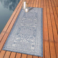 Keen Home Design Terrace Outdoor Runner Rug - 2x8 Washable Indoor/Outdoor Rug for Patio, Kitchen, Balcony, Beach, Garden, Deck and Porch, Size: 2'2"x7'7"-Ruum Studio Home