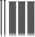 16 Inch Rebar Stakes 20 Pack Heavy Duty Ground Anchors 1/2 Inch Diameter Galvanized Steel Asphalt Anchoring Metal Spikes for Speed Bump, Parking Curb and Camping Tent-Ruum Studio Home