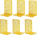 CNK Book Ends Bookends for Decorative Books Holder Bookend Shelves End Hold Heavy Duty Holders Stoppers Metal Stopper Cute Boho Bookshelf Holds Cookbook Office Home Set of 6 Bookends Pair Gold-Ruum Studio Home