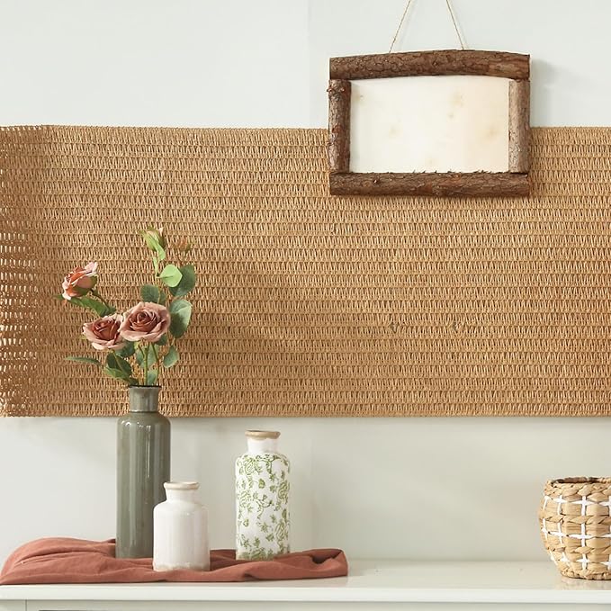 Vintage Vase Set of 3, Ceramic Vintage Flower Vases, Chinoiserie Decorative Home Decor Retro Floral Vase Rustic Farmhouse Decor for Table Bookshelf Mantel Kitchen Living Room Office - Green and Beige-Ruum Studio Home