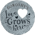 Let's Make Memories Personalized Garden Stone - Resin - Custom Garden Décor - Heart Stepping Stone - for Dad - for Father's Day-Ruum Studio Home