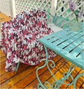 DDL&HEXI Chunky Chenille Blanket 100% Hand Knit with Jumbo Chenille Yarn (50"x60") Super Soft Large Throw Bed Blanket for Couch, Sofa, Home Decor - Machine Washable (05)-Ruum Studio Home