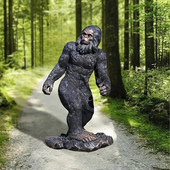 Garden Statues Bigfoot Yard Decor - Grandpa Yeti Large Lawn Products Birthday Decorations Life Size Sasquatch Figurine Resin Tall Outdoor Sculpture for Outside Patio Front Porch-Ruum Studio Home