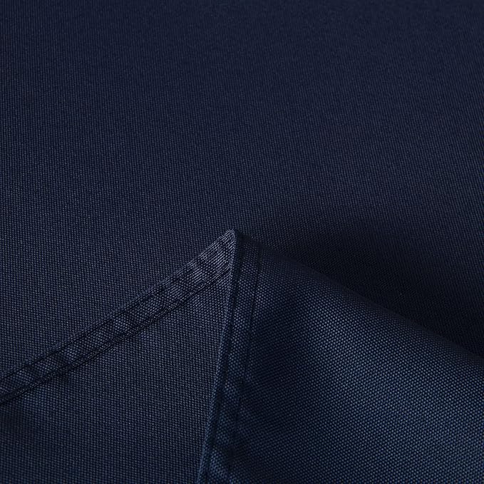 sancua Rectangle Tablecloth - 70 x 120 Inch - Stain and Wrinkle Resistant Washable Polyester Table Cloth, Decorative Fabric Table Cover for Dining Tables, Buffet Parties and Camping, Navy-Ruum Studio Home
