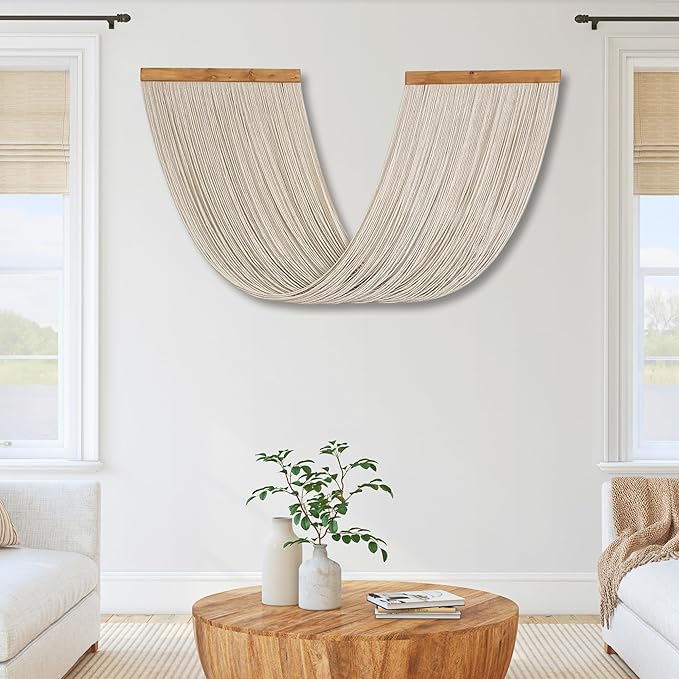 Knots & Beyond Macrame Wall Hanging Large, Boho Wall Tapestry, Bohemian Wall Decor, Fiber Wall Art-Ruum Studio Home