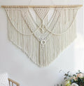Achart Macrame Wall Hanging Large- Boho Wall Decor- large wall art- Wall Decor Living Room- Macrame Tapestry Boho Decor for Bedroom (Triangle)-Ruum Studio Home