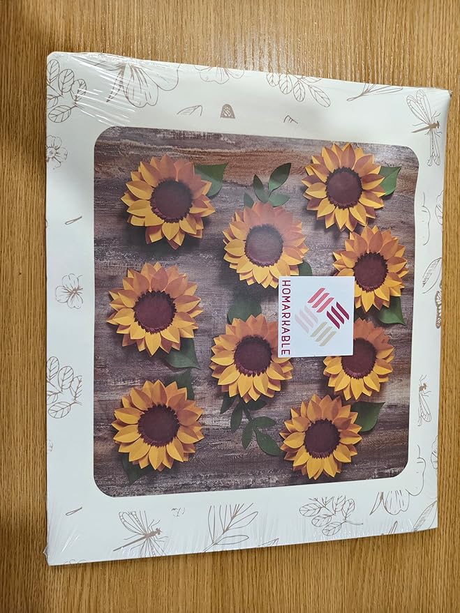 Paper Flowers Decorations for Wall, 3D Sunflower Party Decorations, Nursery Room Decor, Handmade Artificial Paper Flowers, Baby Showers Birthday Home Summer Party-Ruum Studio Home