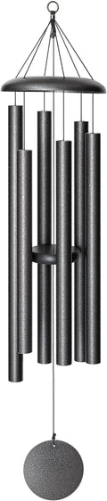 Corinthian Bells by Wind River - 50 inch Silver Vein Wind Chime for Patio, Backyard, Garden, and Outdoor Decor (Aluminum Chime) Made in The USA-Ruum Studio Home